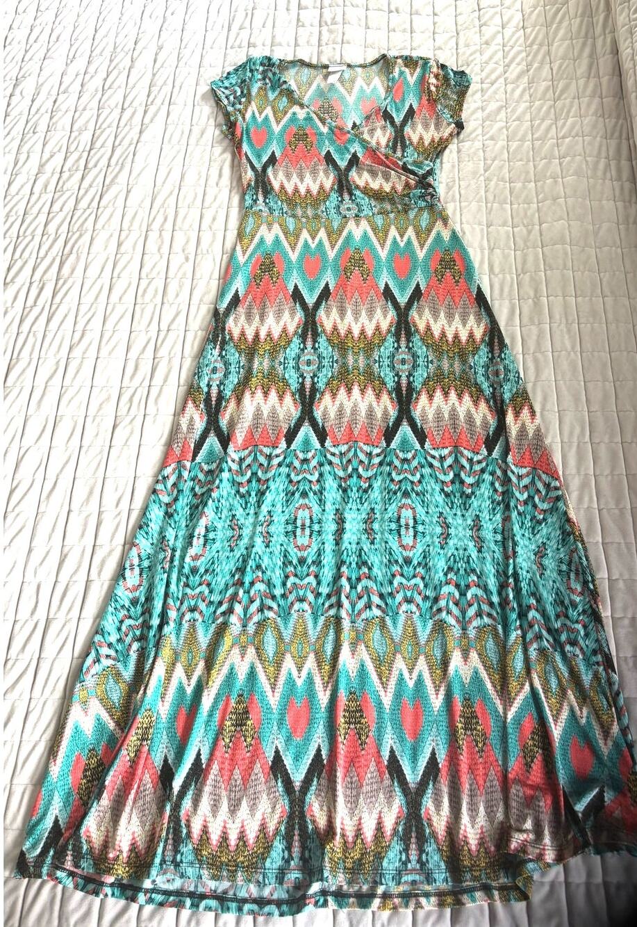 Adrienne Maxi Print Dress